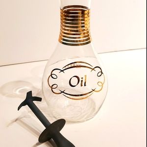 🐶 3/$30 VGUC Vintage Pyrex Oil Decanter